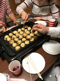 タコ焼きと田舎の良さを噛みしめる