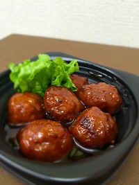新作お惣菜 : 甘酢あんかけ鶏団子