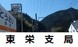 ▲東栄町のチェンソーアート大会用に、樹齢２１２年の巨木伐採風景の一部始終