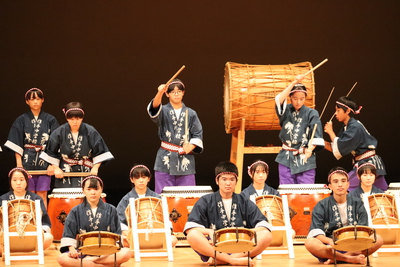 作手中和太鼓演奏〜少年の主張〜