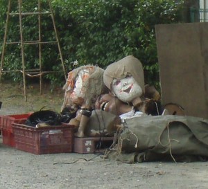 お化け屋敷　準備中