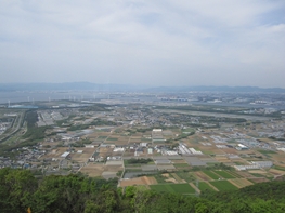 蔵王山からみえる豊川下流域