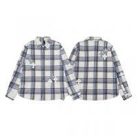 CHROME HEARTS シャツ 人気ランキング 新作 花刺繍 チェック柄 エレガント クロムハーツ