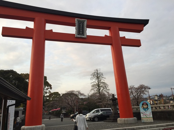 富士山本宮　浅間神社　　さん　　で　桜祭り～　　☆