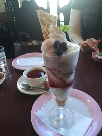 パフェ　　食べました　　　はい　　☆