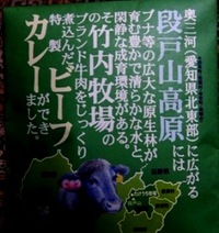 段戸高原のビーフカレー