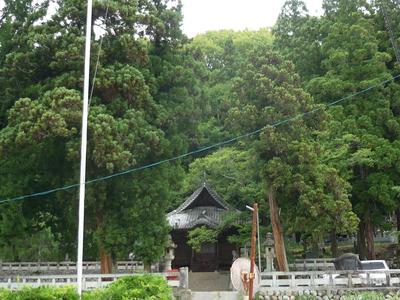 山道を喬木村へ